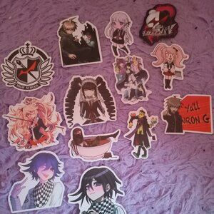 Lot Of Danganronpa Stickers